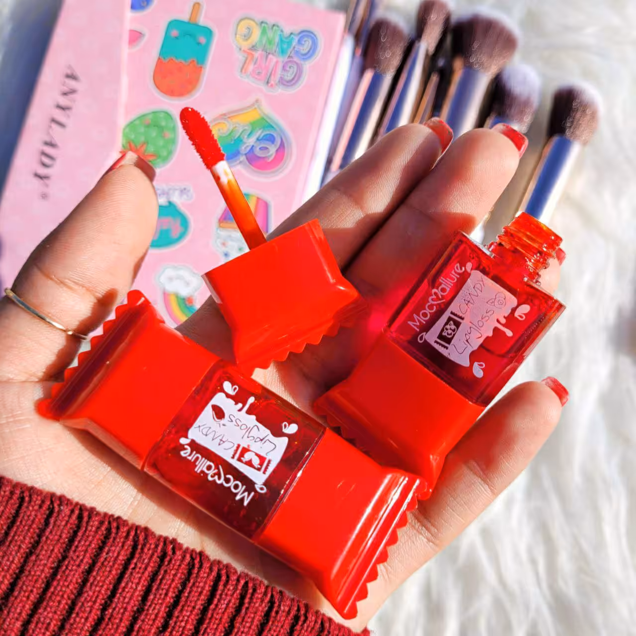 تینت لب و گونه شکلاتی