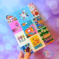 دفتر مشق فانتزی جلد سخت 100 برگ | پانداک کد 05