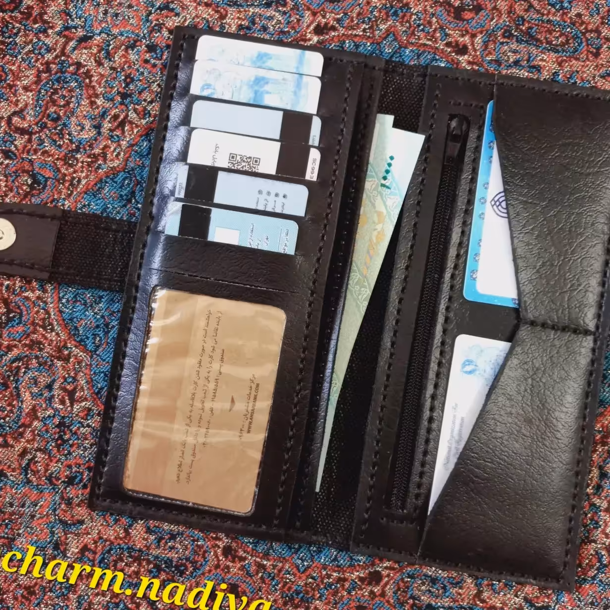 چرم دست دوز . کیف دستی