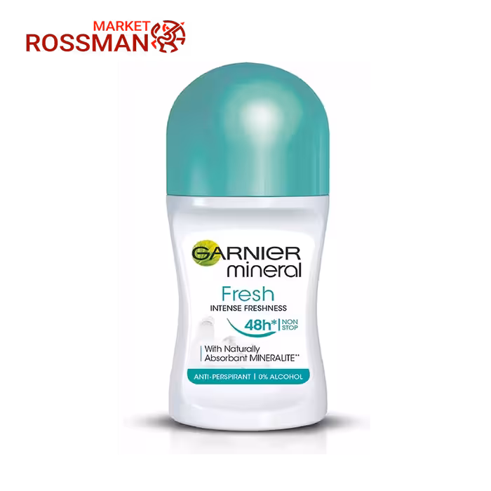 رول ضد تعریق زنانه گارنیر Garnier مدل Fresh حجم 50 میلی لیتر