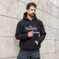 هودی مردانه مشکی DSQUARED2 مدلBehrad