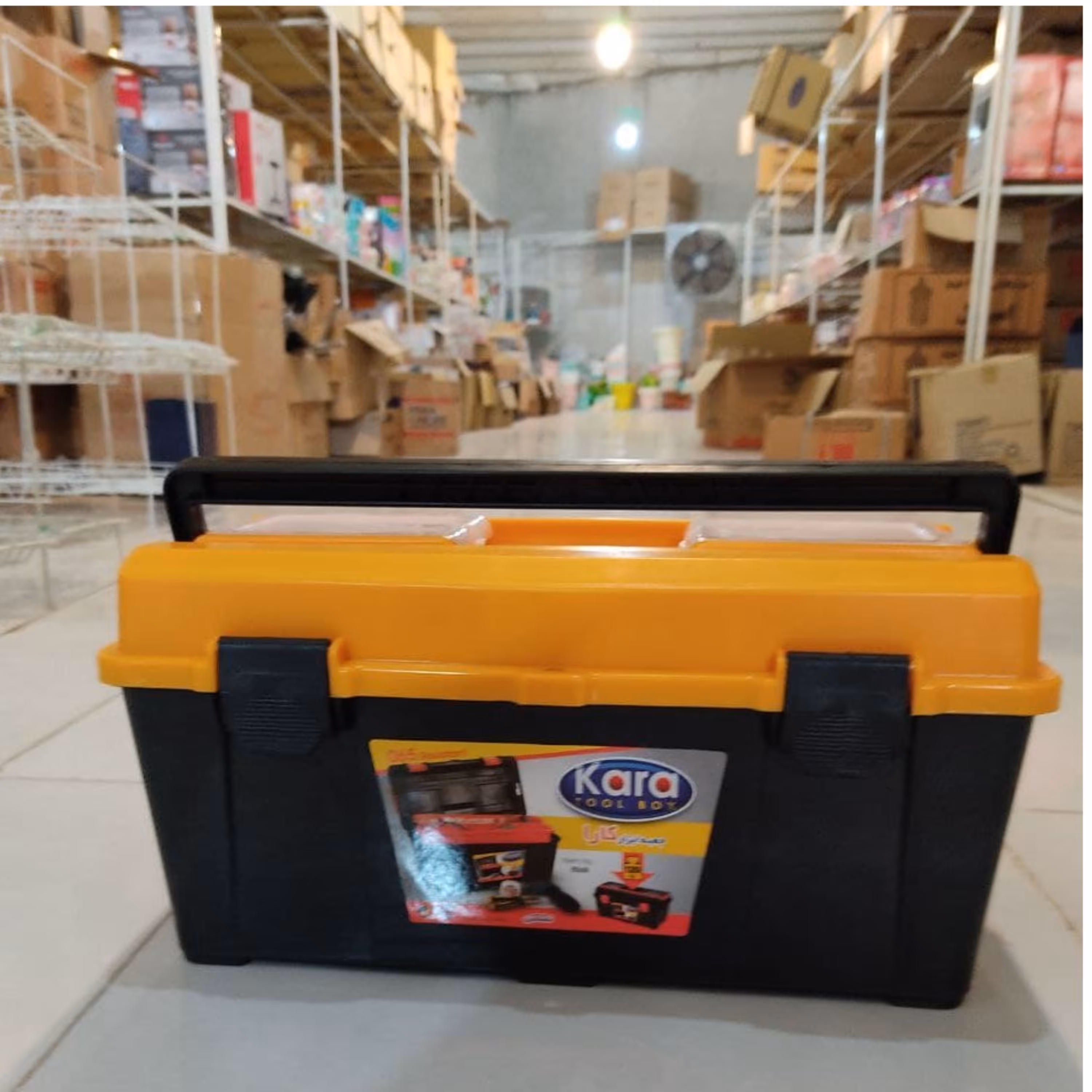 جعبه ابزار کارا نشکن مناسب برای مرتب سازی ابزار-دوطبقه با فضای زیاد