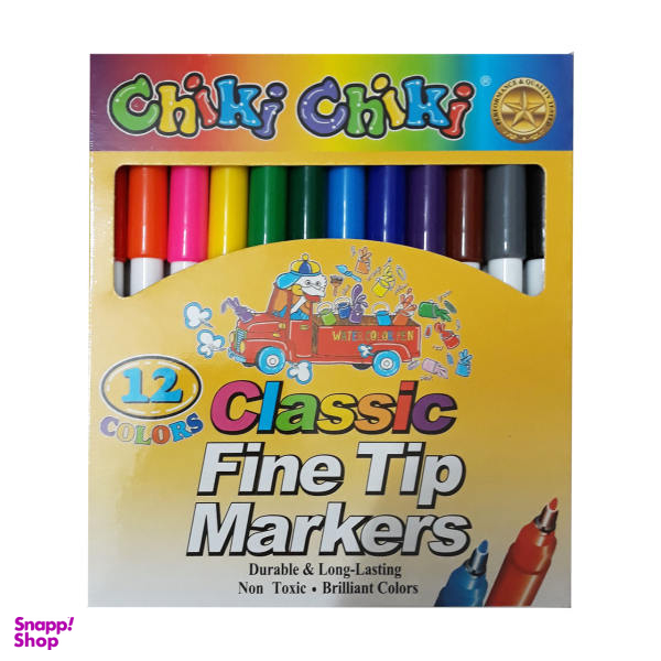 ماژیک 12 رنگ چیکی چیکی کد LA43