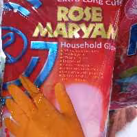 دستکش آشپزخانه رزمریم سایز متوسط ساق بلند