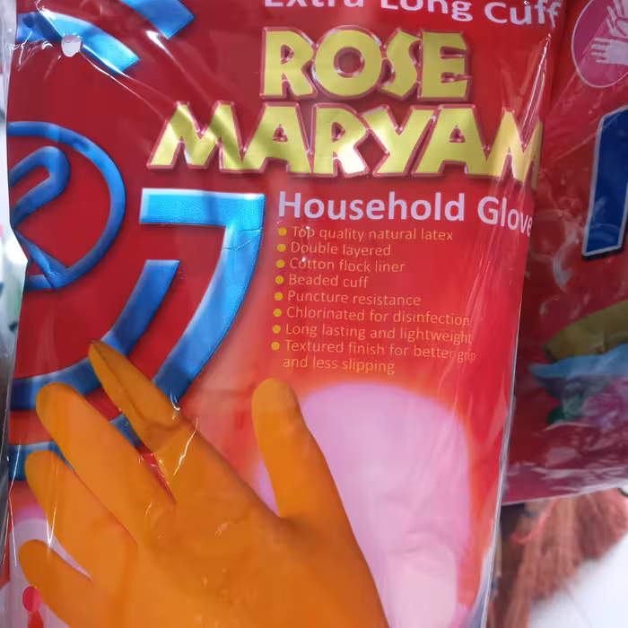 دستکش آشپزخانه رزمریم سایز متوسط ساق بلند