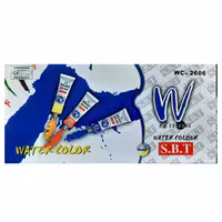 آبرنگ 12 رنگ 6ml مدل تیوپی S.B.T