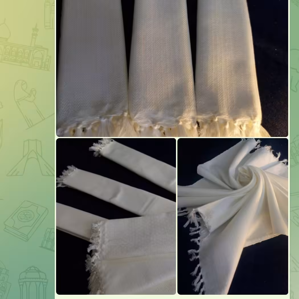 حوله  دست و صورت،دستمال آشپزخانه،خشک کن ظروف و میوه،نگهداری سبزی با ابعاد حدو50 در 50 وزن55 گرم دولابافتبا جذب آب فراوان