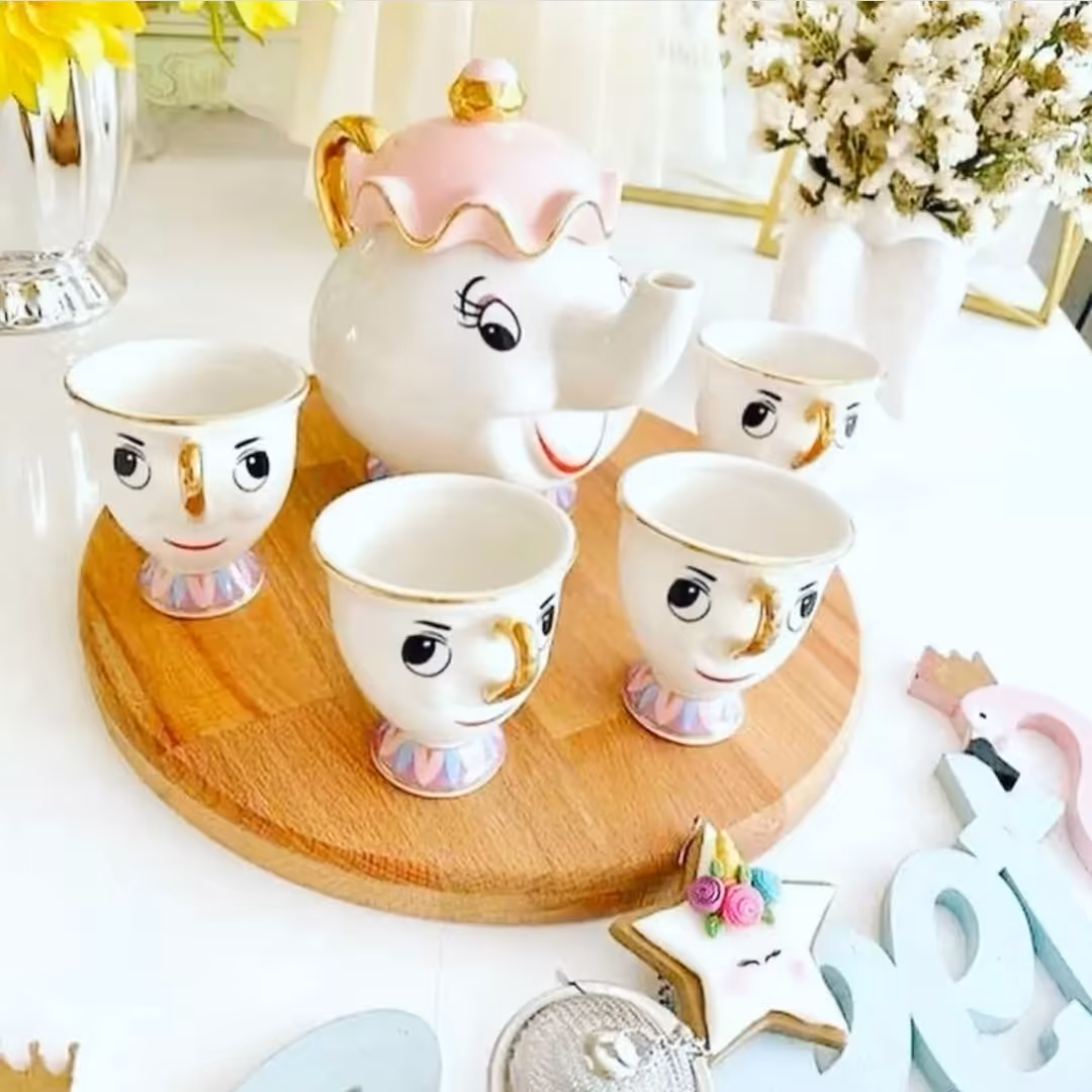 سرویس چای خوری مدل دیو و دلبر