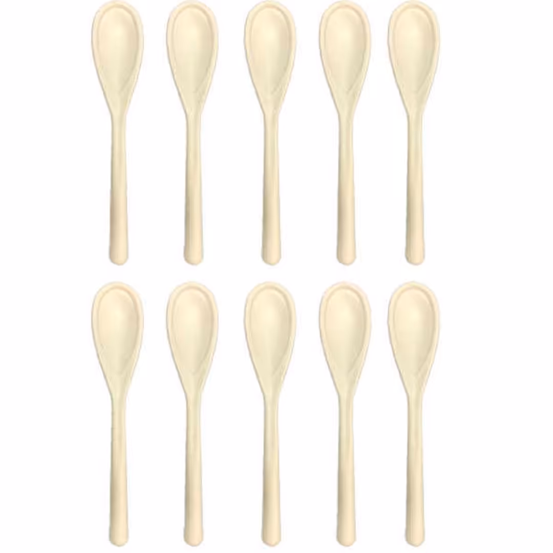 قاشق پلاستیکی 10 عددی 