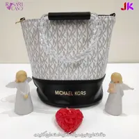 کیف زنانه مایکل کورس سفید مشکی کیفیت بالا قیمت مناسب جامه کده