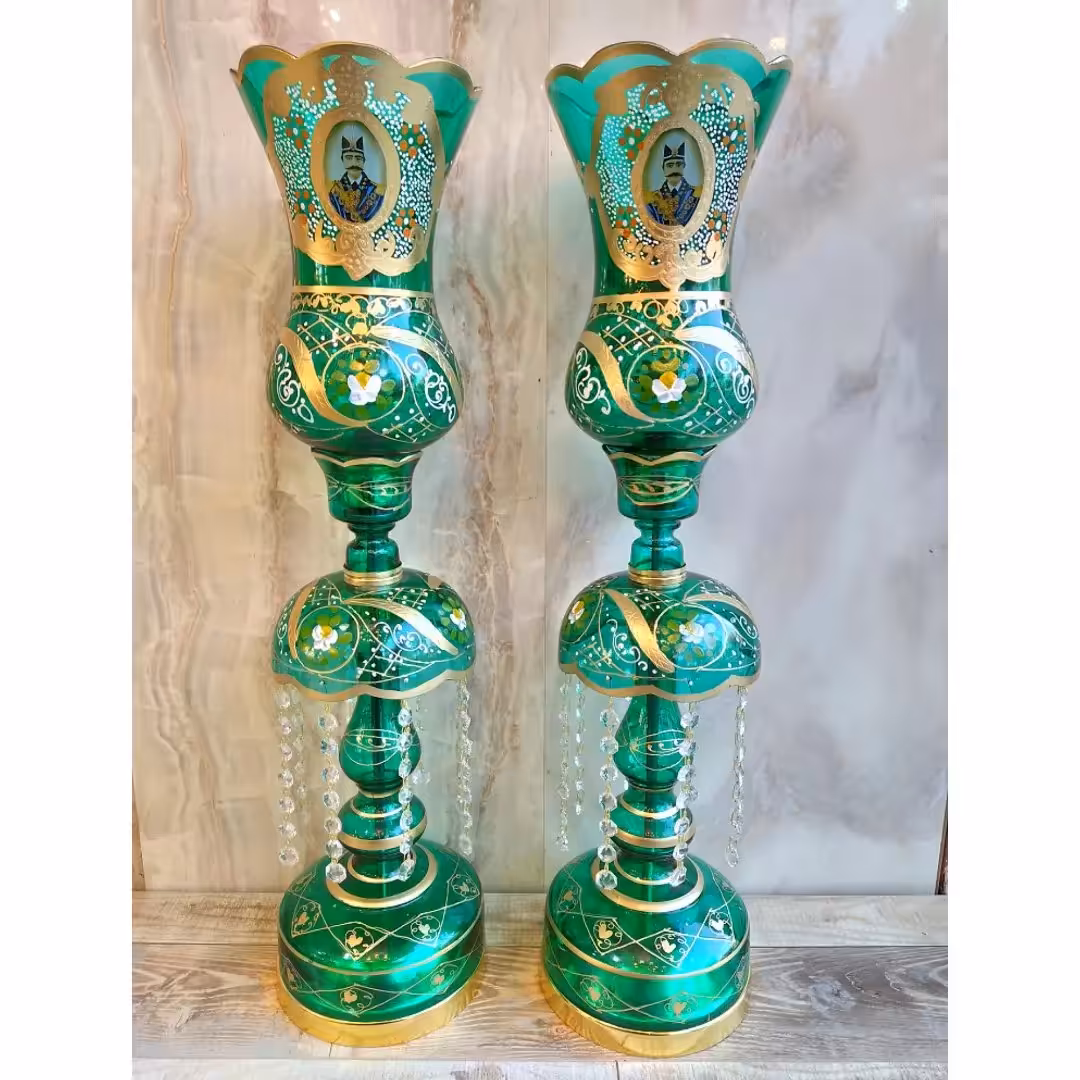 چراغ لاله عباسی سبز بزرگ