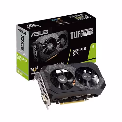 کارت گرافیک ایسوس مدل GTX 1660  OC TUF 6GB