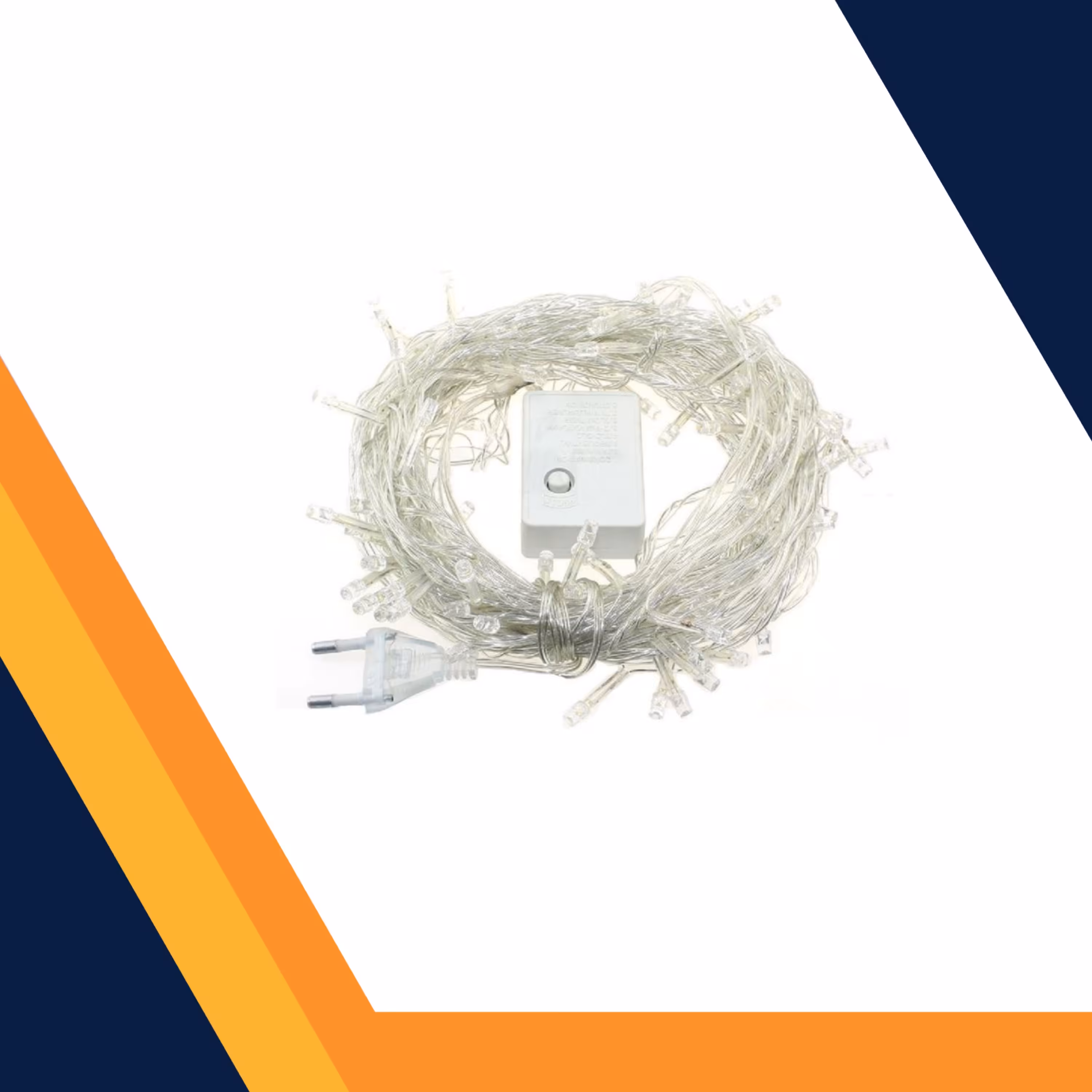 ریسه سوزنی ال ای دی 10 متری رنگ آفتابی