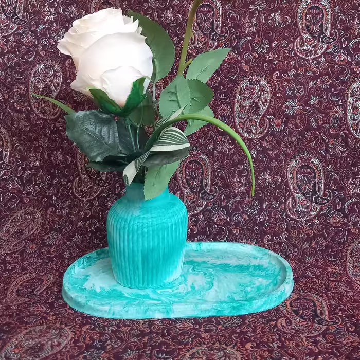 گلدان مراکشی شیار دار