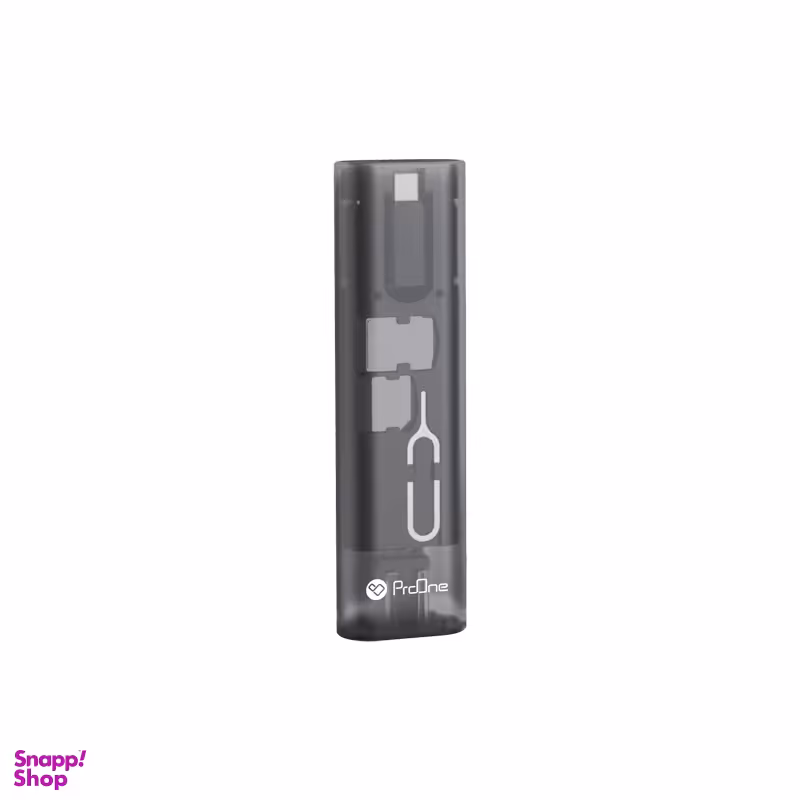 کابل تبدیل USB-C به USB-C / لایتنینگ / USB / microUSB پرووان مدل PCK003 طول 0.27 متر