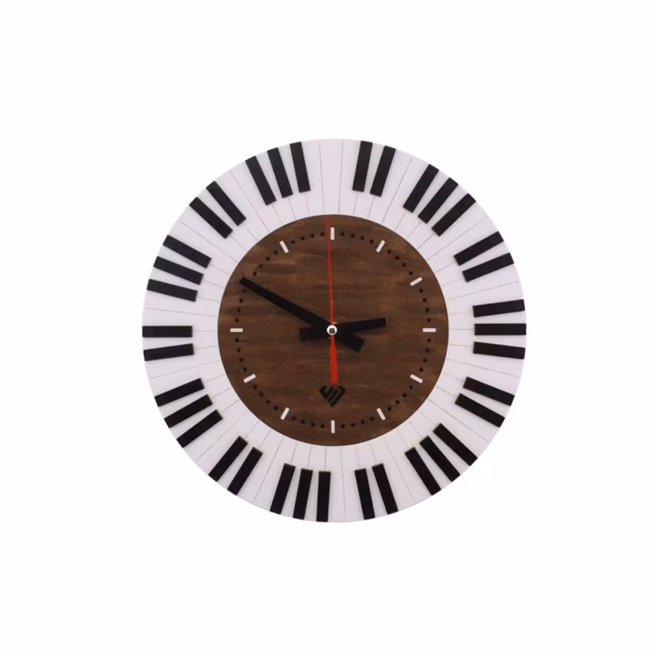 ساعت دیواری طرح کلاویه پیانو