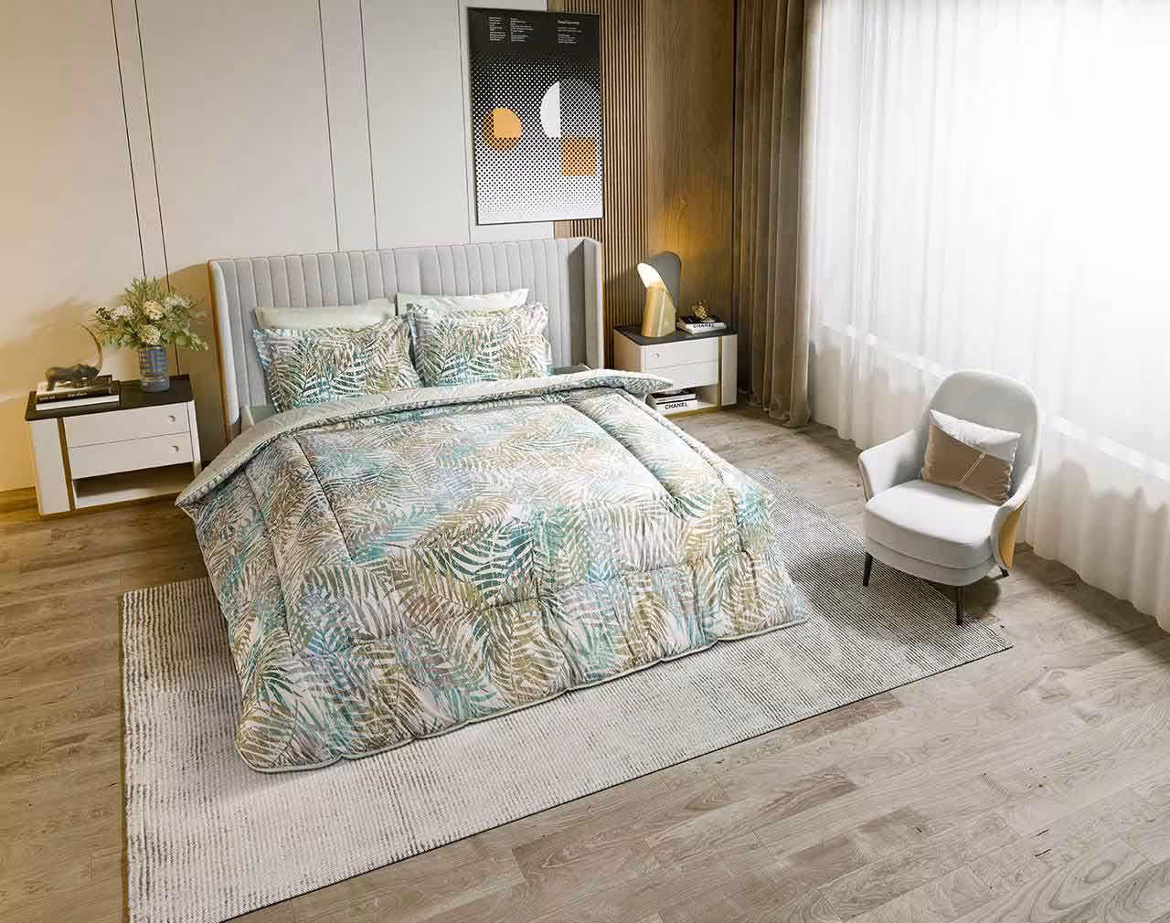 روتختی یک نفره آلوئه ورا لومانا 4تکه طرح Sali