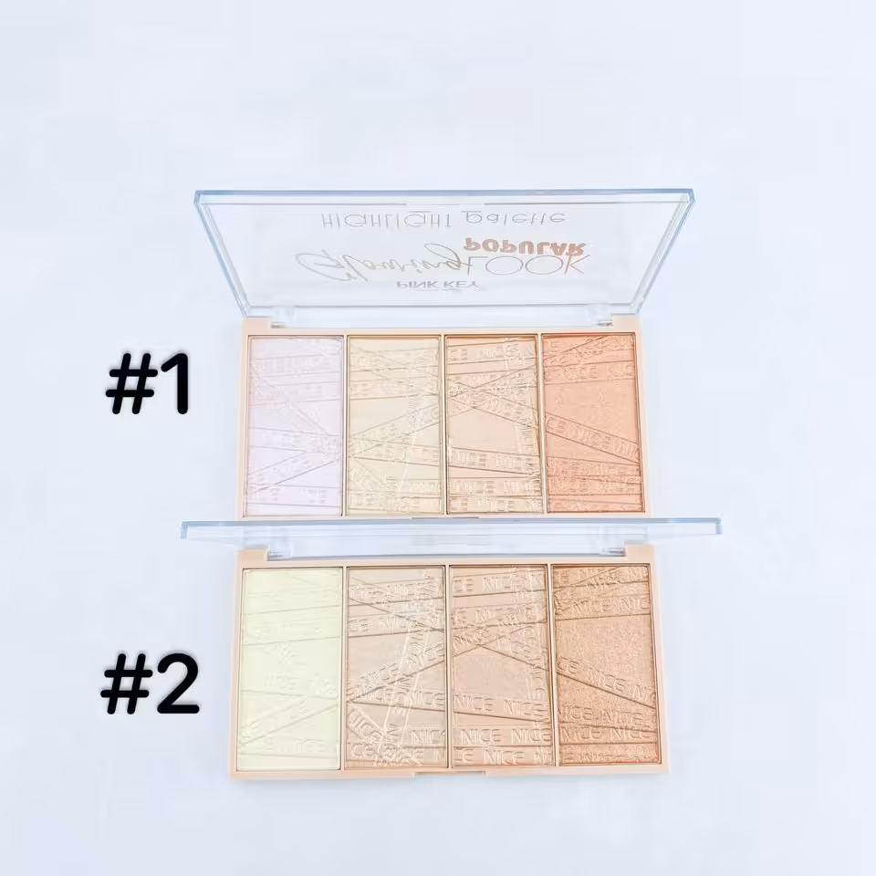 پالت کانتور و هایلایتر چهار رنگ پینک کی