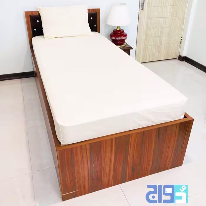 روتختی کشدار عرض120 تک رنگ پارچه میکرو براش ( سفید  )