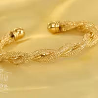 دستبند طرح طلا