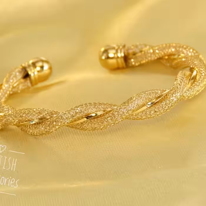 دستبند طرح طلا