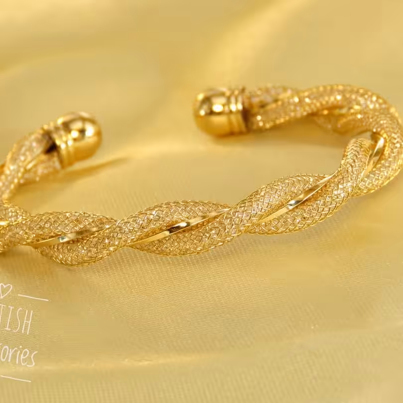 دستبند طرح طلا