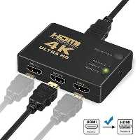 سوئیچ 3 به 1 HDMI دی نت D-Net   ریموت