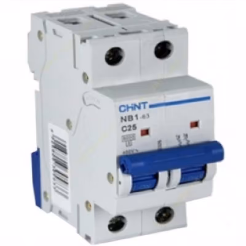 کلید مینیاتوری 32  آمپر دو پل چینت با قدرت قطع 6 کیلو آمپر مدل NB7

