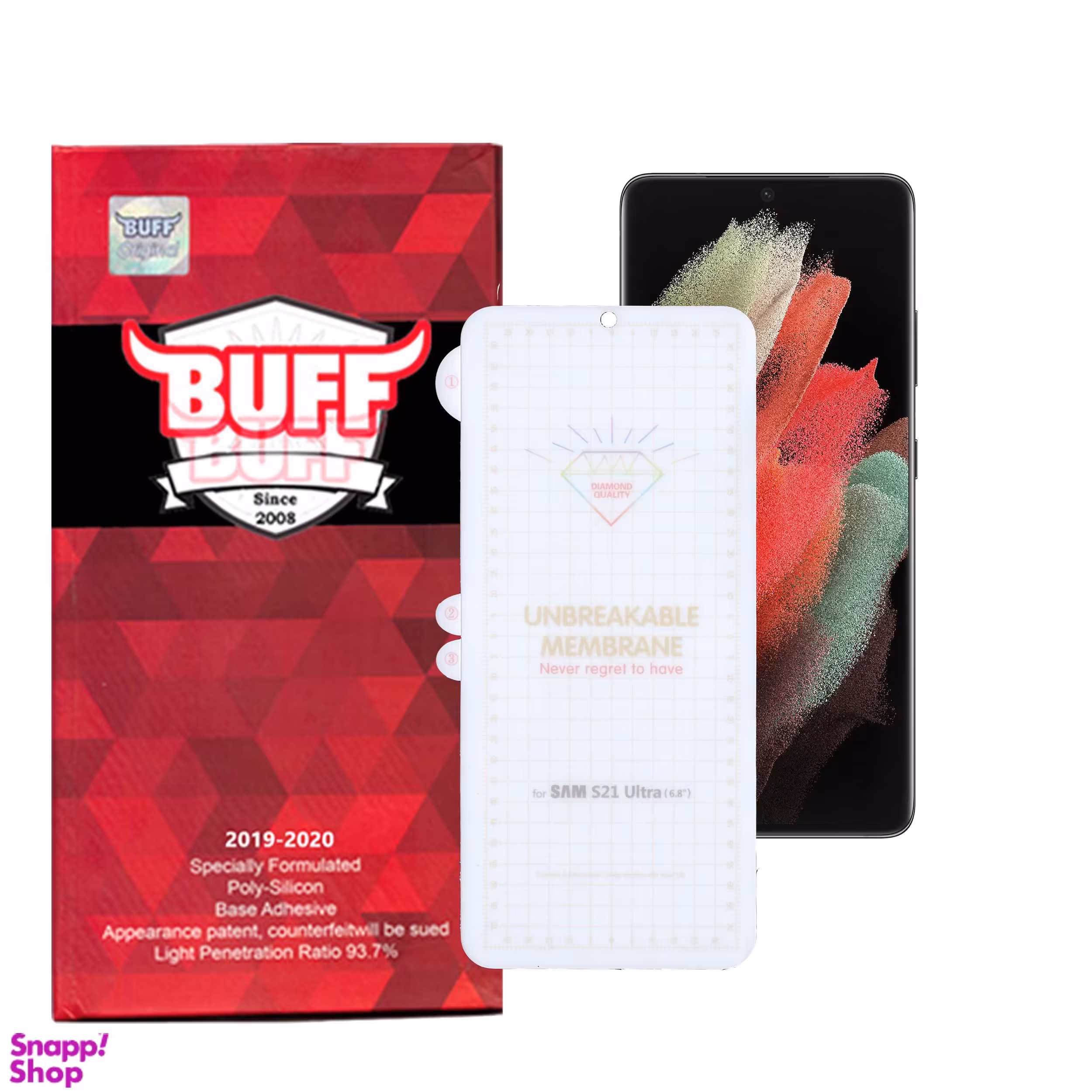 محافظ صفحه نمایش بوف مدل Hg01 مناسب برای گوشی موبایل سامسونگ Galaxy S21 Ultra