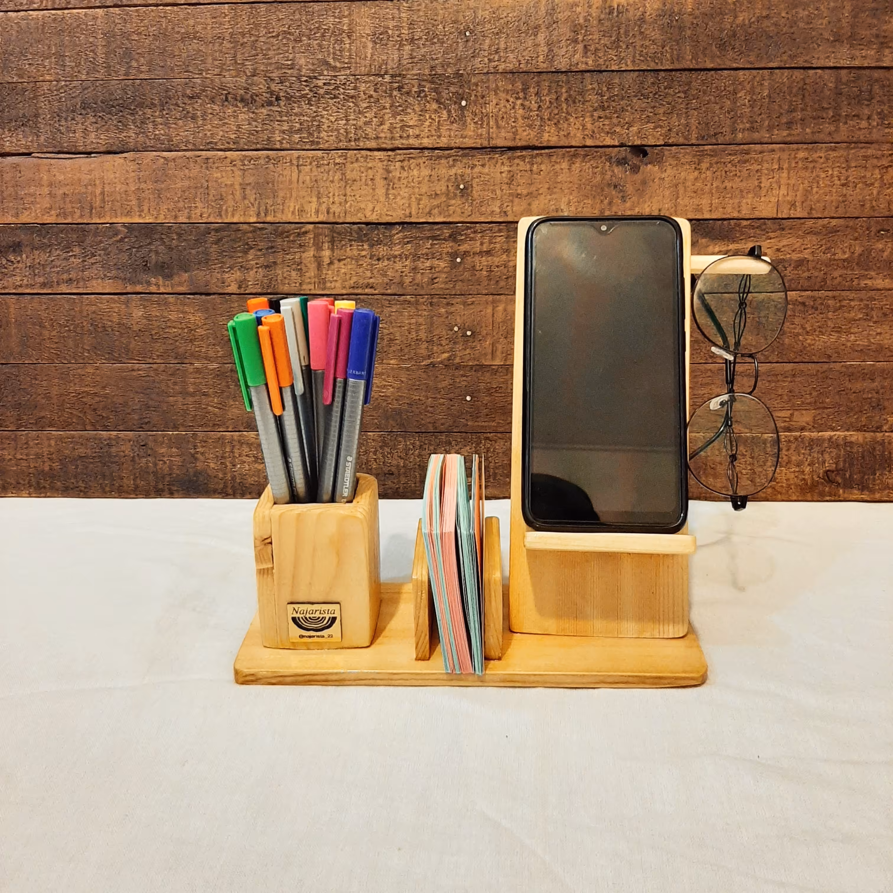 هولدر موبایل ترکیبی - جاقلمی، جاکاغذی و هولدر موبایل 