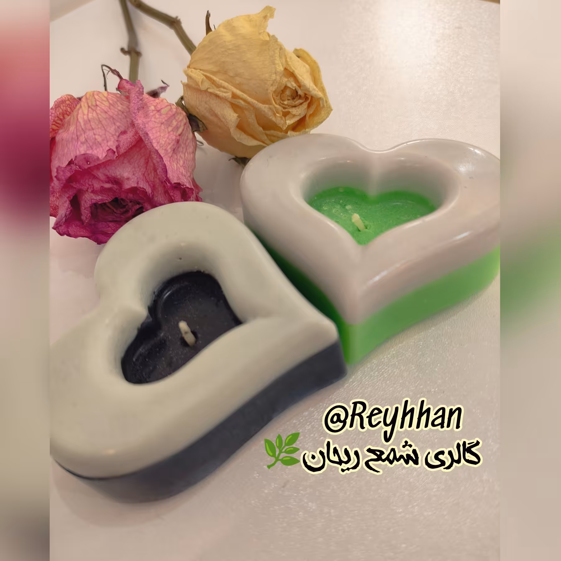 شمع  قلب توخالی 