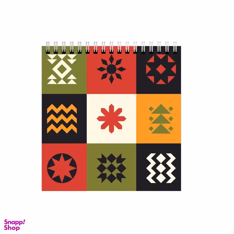 دفتر طراحی بامبیلیپ طرح گلیم سنتی کد bi02479