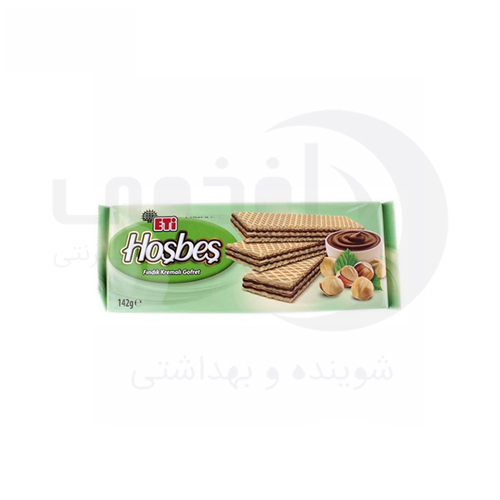 ویفر هوش بش فندقی وزن 142 گرم
