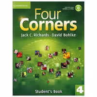 کتاب فورکرنرز Four Corners 4 همراه با کتاب کار ویرایش اول