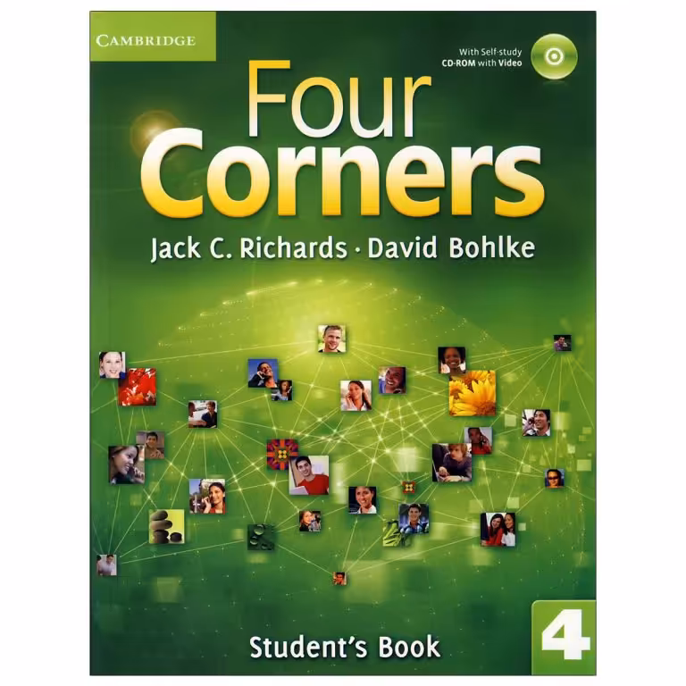 کتاب فورکرنرز Four Corners 4 همراه با کتاب کار ویرایش اول