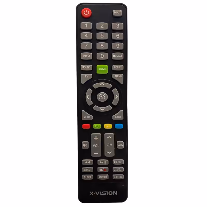 کنترل تلویزیون ایکس ویژن  دکمه سبز 