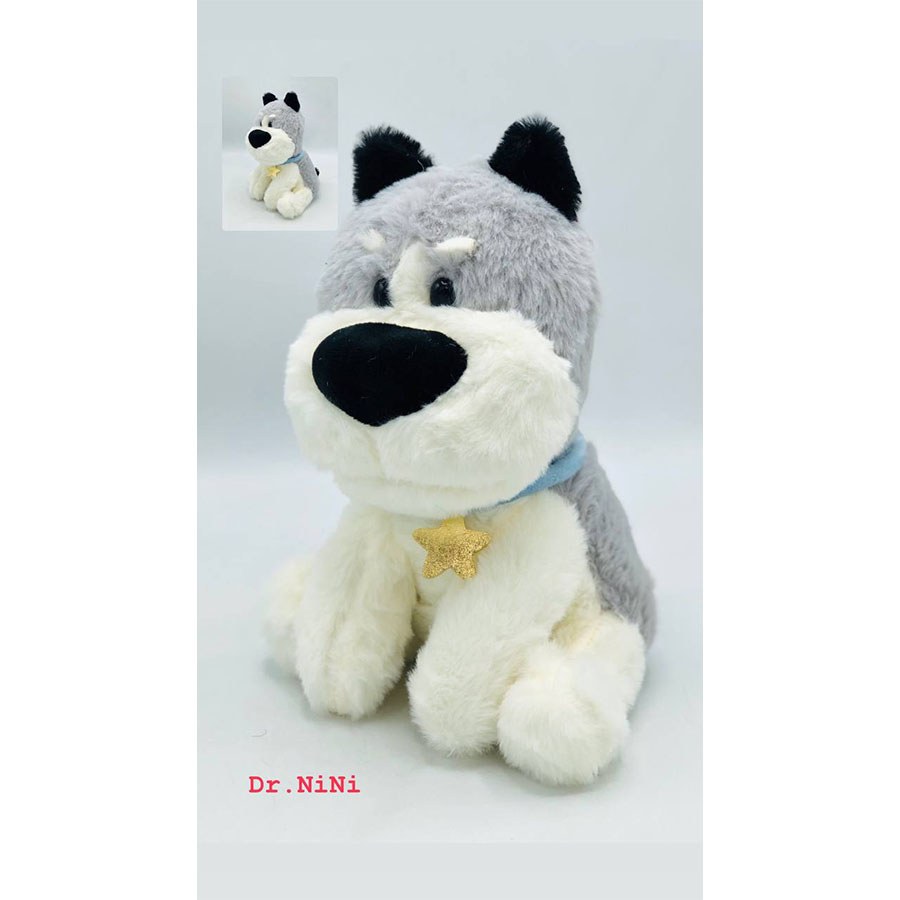 عروسک سگ گردن بند ستاره کد1 