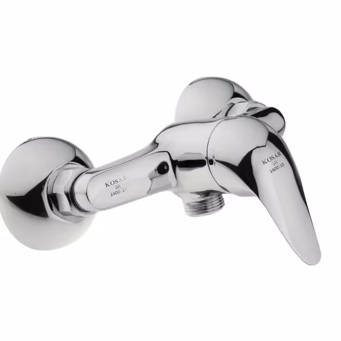  شیرالات کوثر شیر توالت مدل الماس رنگ کروم جنس تنه شمش برنج