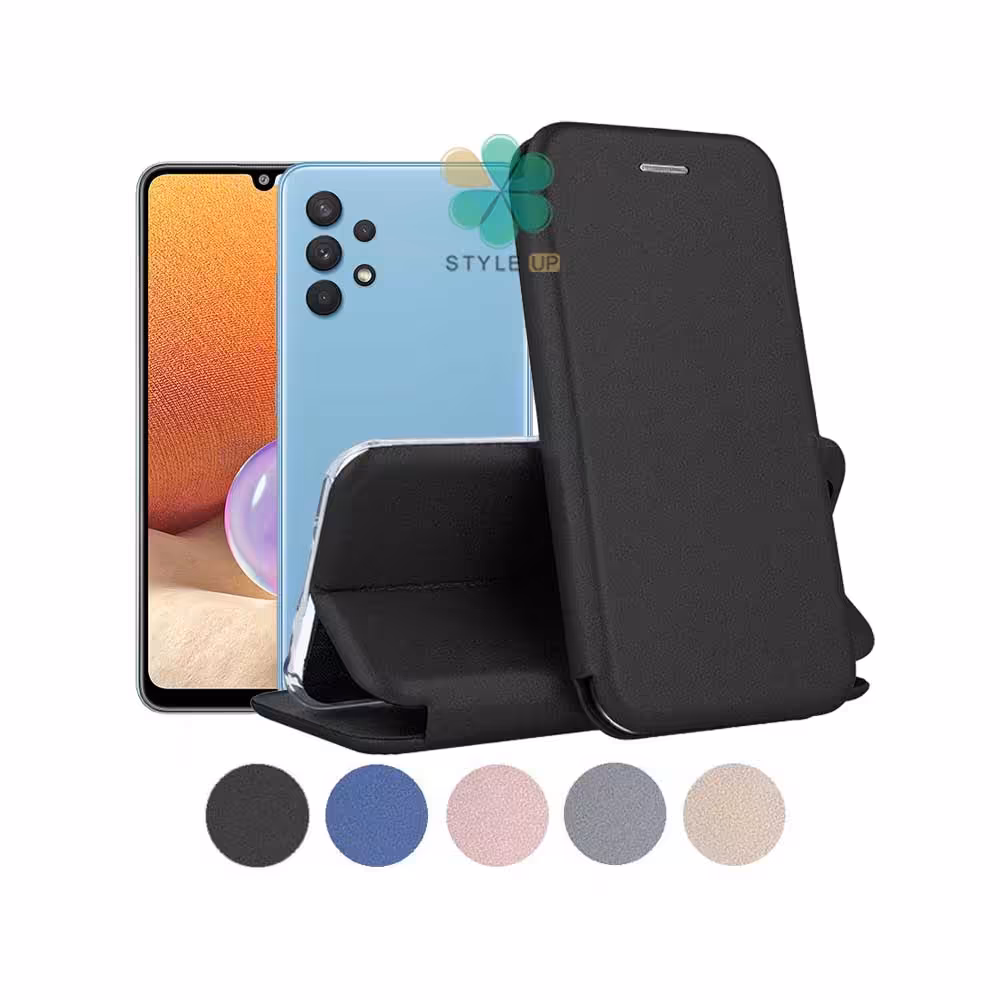 کیف کلاسوری چرمی گوشی سامسونگ Samsung Galaxy A32 4G