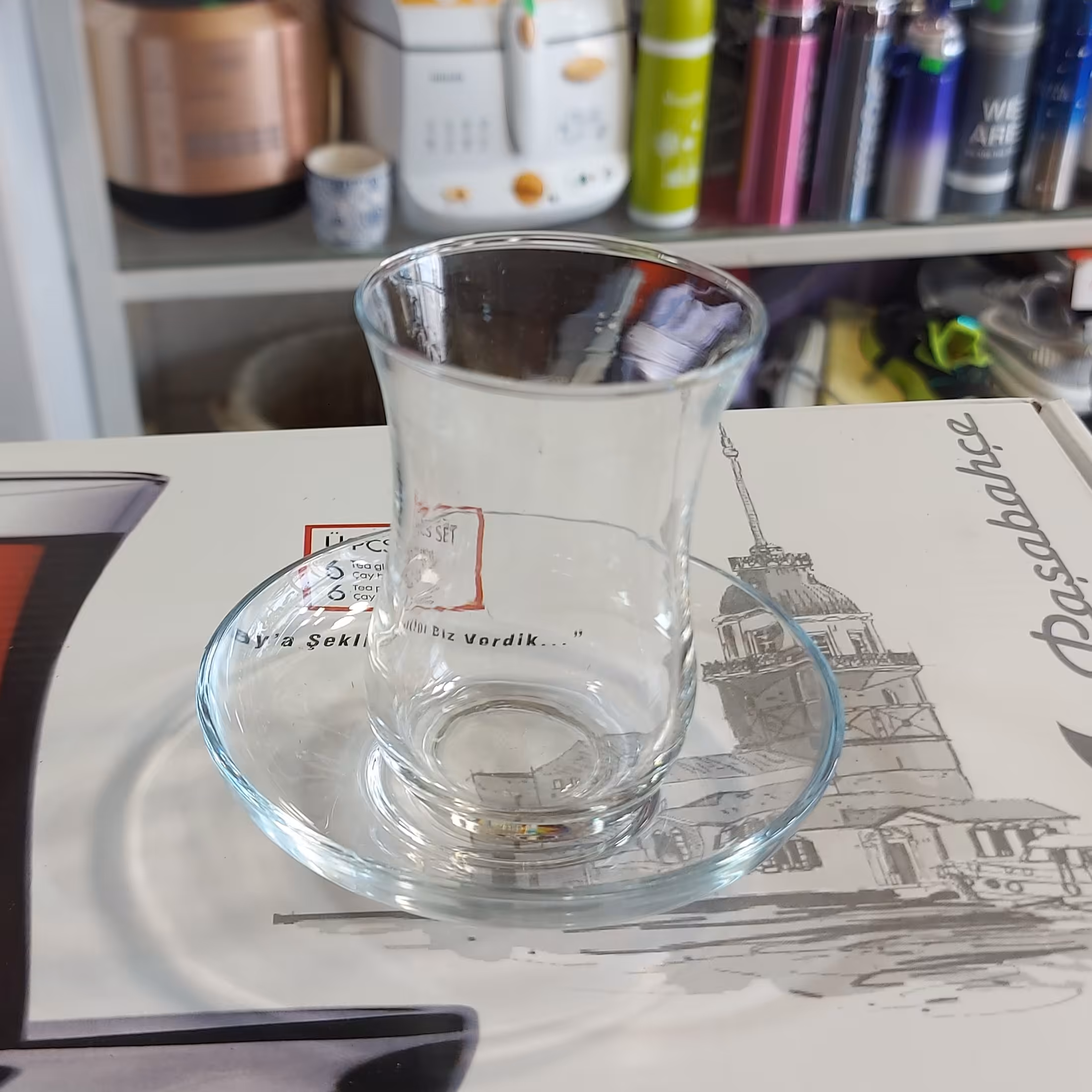 ست فنجان و نعلبکی 12 تایی پاشاباغچه ترکیه