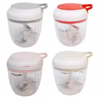 خردکن دستی ایگوری   5 تیغه دستی همزن میکسر غذاساز مخلوط کن  خردکن  مدل Pulling Rope نخ دار خانه سلام