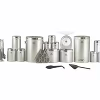 سرویس آشپزخانه 30 پارچه اورمزد Ourmazd نقره‌ای درب کروم