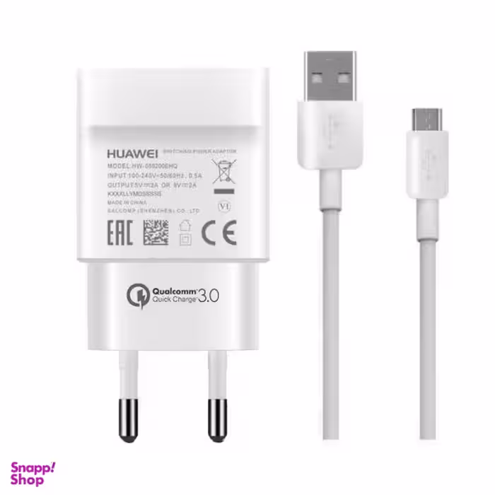 شارژر دیواری مدل HW-059200EHQ به همراه کابل تبدیل microUSB غیر اصل
