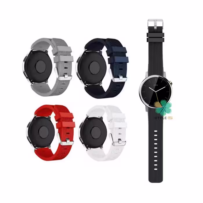 بند سیلیکونی ساعت موتورولا Moto 360 2nd 42mm طرح گلکسی
