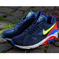 کفش کتانی رانینگ نایک ایرمکس آبی زرد Nike Air Max Zero 615287-436