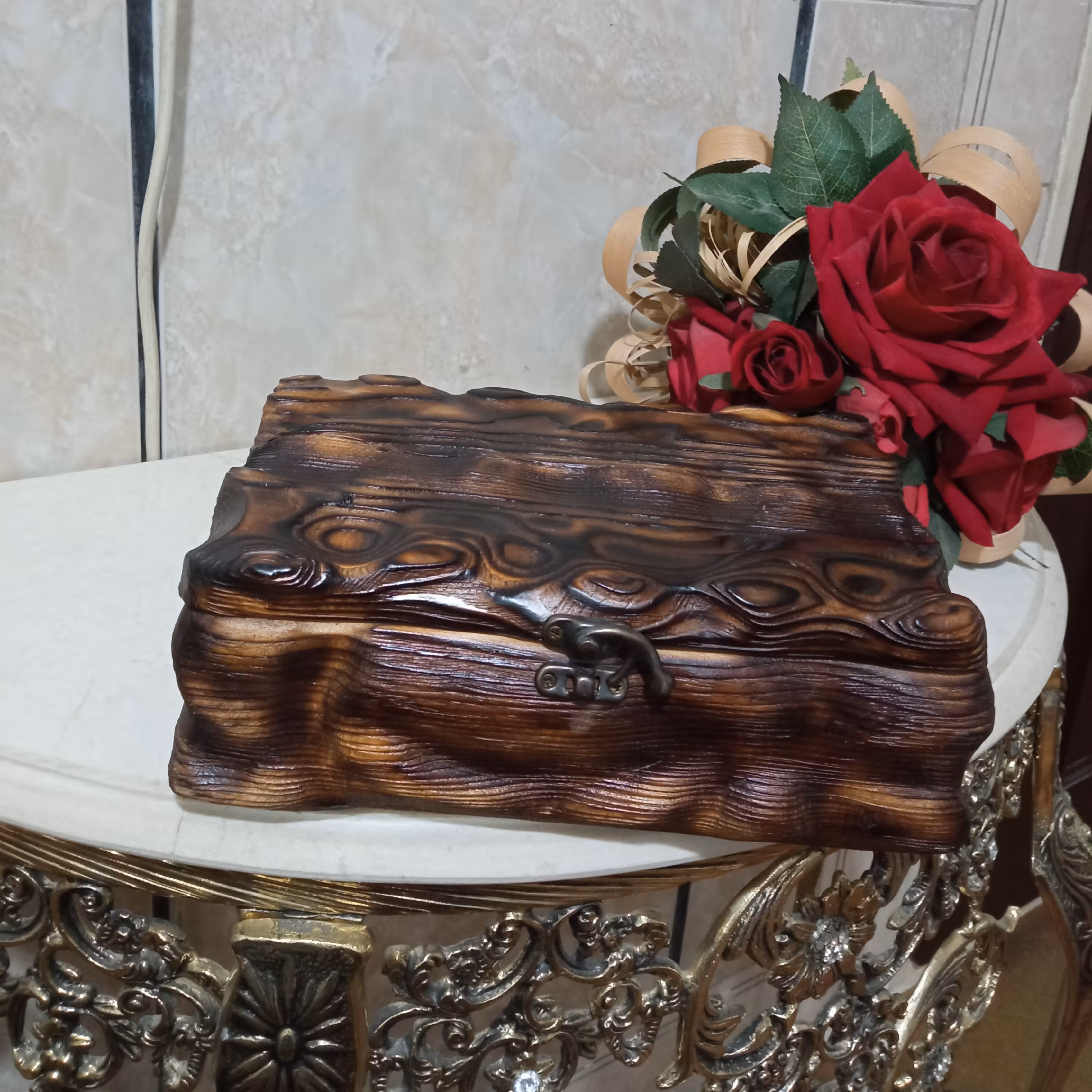 جعبه جواهرات چوبی