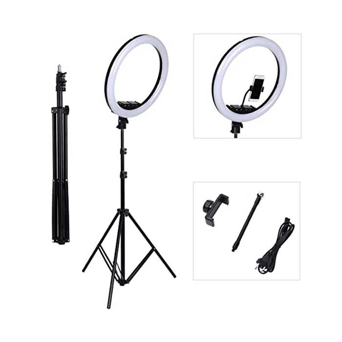 رینگ لایت 26 سانتی همراه با پایه 210 سانتی
