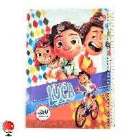 دفتر مشق 80 برگ سیمی طرح لوکا جلد طلقی آپادانا