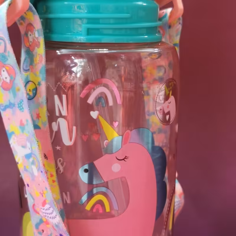 بطری اب مدرسه ای نی دار  فوق العاده با کیفیت