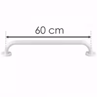 دستگیره کمکی ثابت 60 سانت سفید الکترواستاتیک